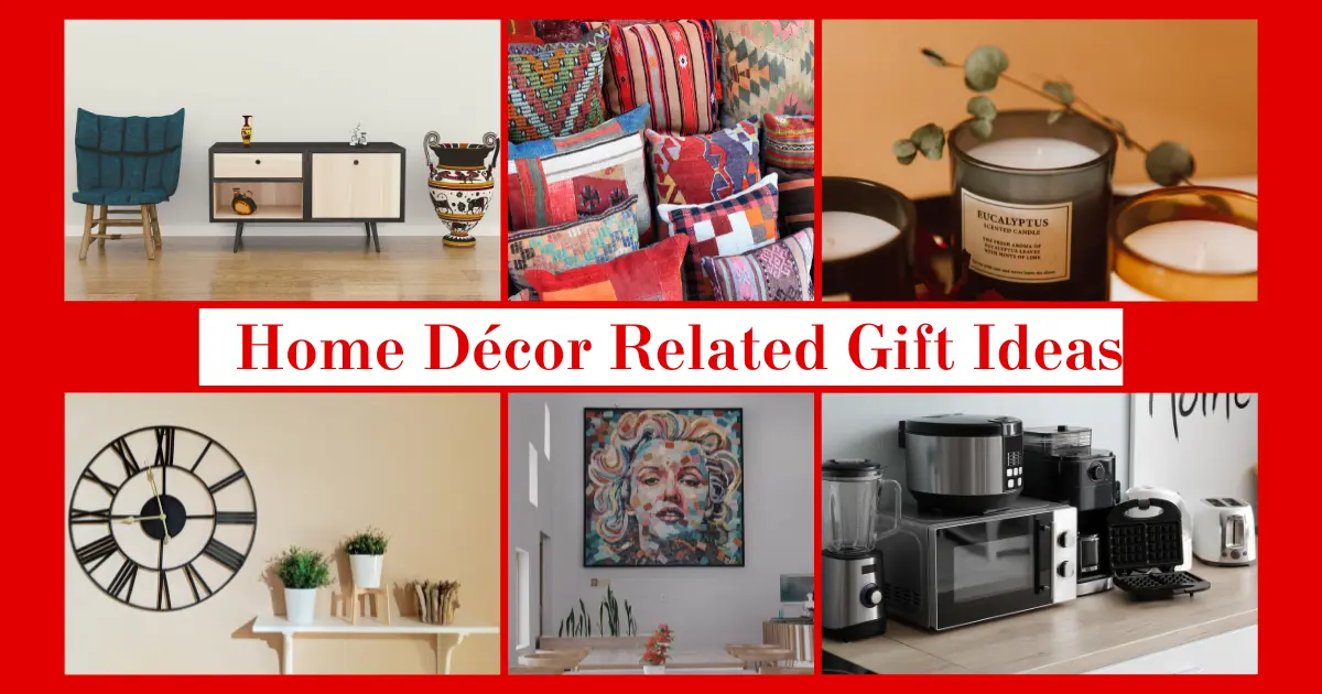 Home decor-related gifts ideas for home inauguration