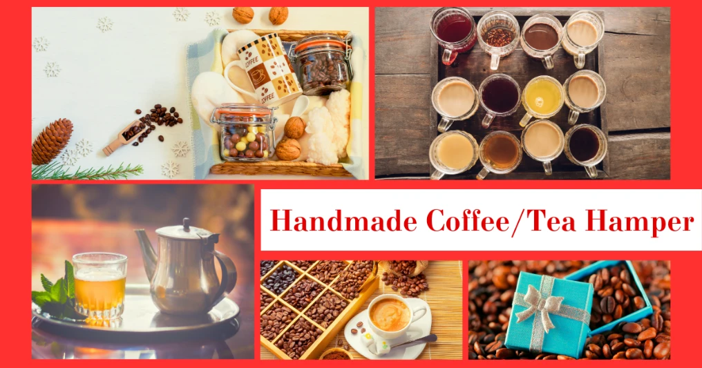 Homemade coffee or tea hamper ideas 