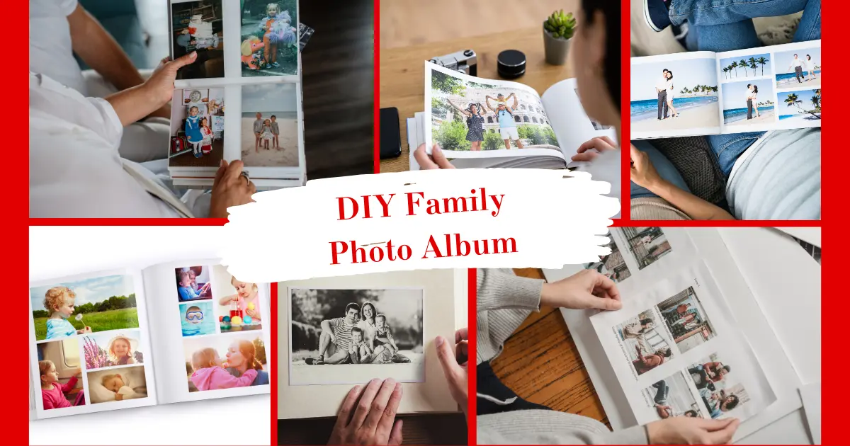 DIY Family photo album as best gift ideas for mom